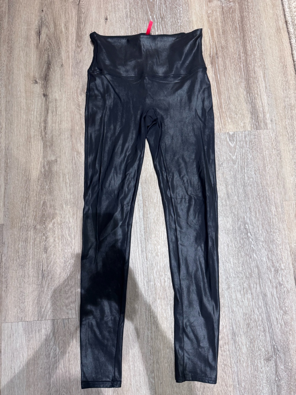 SPANX Faux Leather Black Leggings